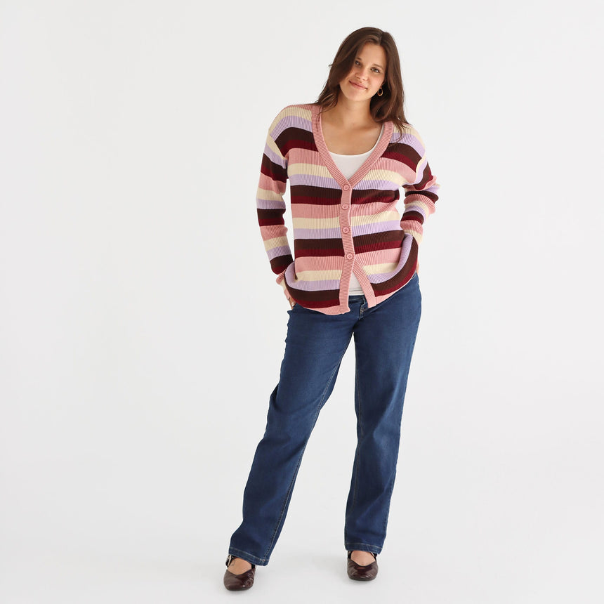 Cardigan Rayé-Bella Maternite-BEA-2268048C-CLÉMENT