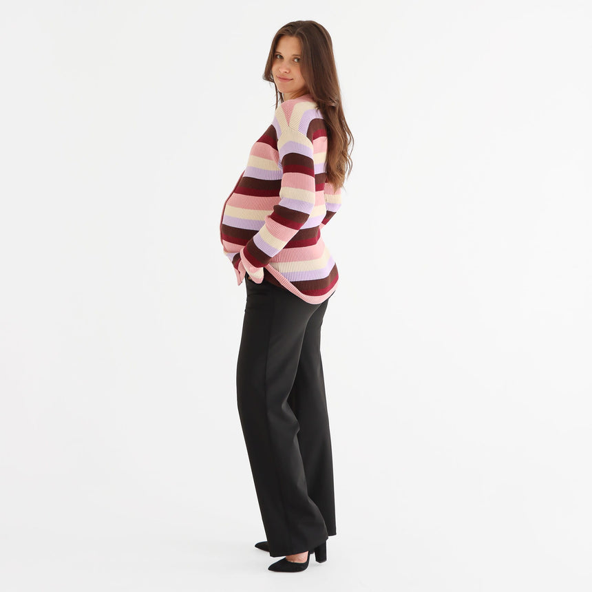 Cardigan Rayé-Bella Maternite-BEA-2268048C-CLÉMENT