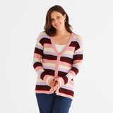 Cardigan Rayé-Bella Maternite-BEA-2268048C-CLÉMENT