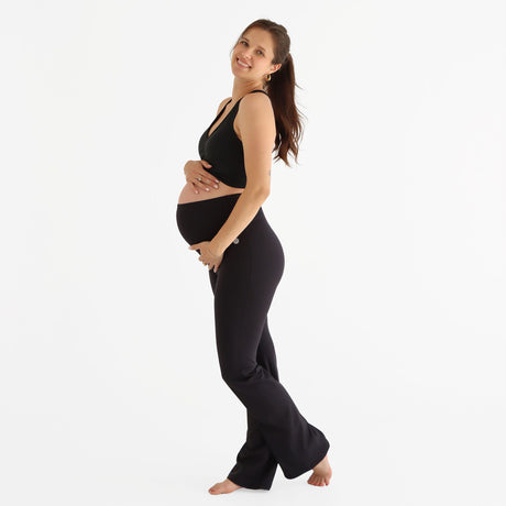 Legging Athlétique Évasé-Bella Maternite-Noir-XS-BEA-2268052C-CLÉMENT