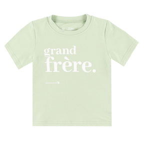 T-shirt Grand Frère 12-18mois-Bedaine Love-Sauge-12 m-BEL-TS-RO-V-F1-CLÉMENT