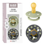 Suce Bibs (2) 0-6mois - Pois Sauge (Grandeur 1)-Bibs-BIS-11034105-CLÉMENT