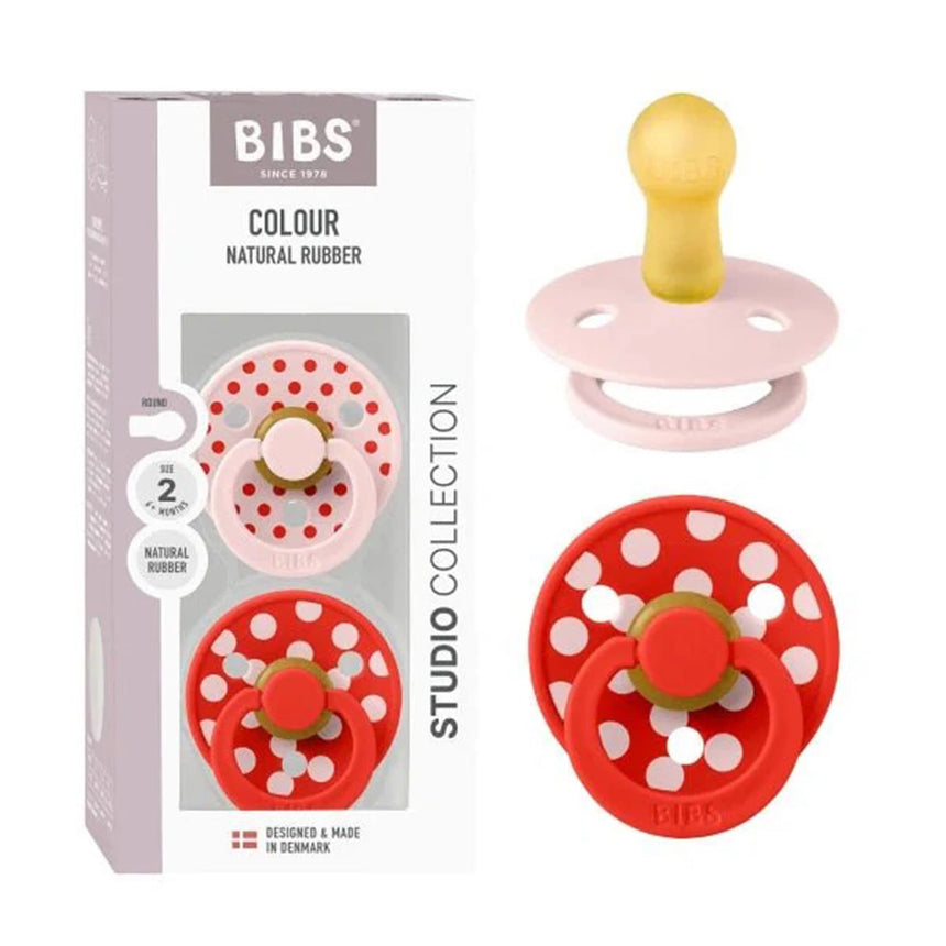 Suce Bibs (2) 6-18mois - Pois Rose (Grandeur 2)-Bibs-BIS-12034103-CLÉMENT