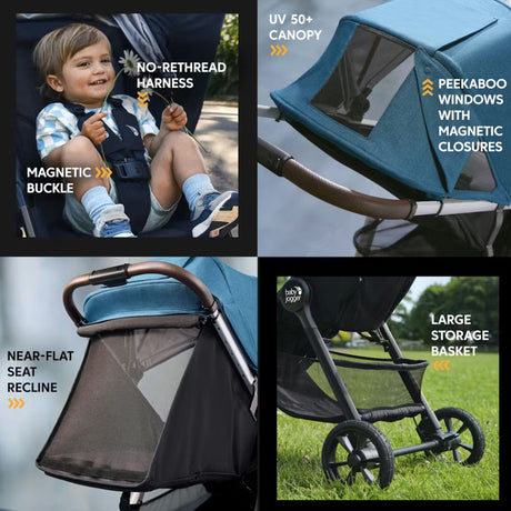 Poussette City Mini GT3 - Noir/Ivoire-Baby Jogger-BJO-2221289-CLÉMENT