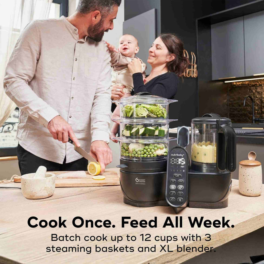 Station Repas Duo Xl - Noir-Babymoov-BMV-A001140-US-CLÉMENT