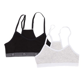 Bralettes (2) Nano 6-16ans-Nano-Gris-6-7-BOS-BBRA02-CLÉMENT