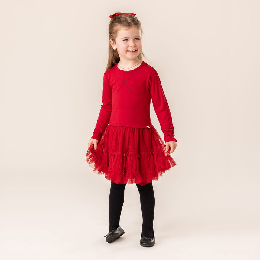 Bow Red Dress 2-12