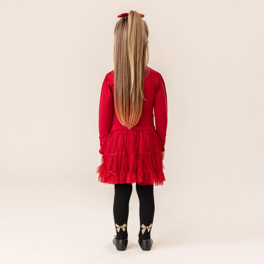 Bow Red Dress 2-12