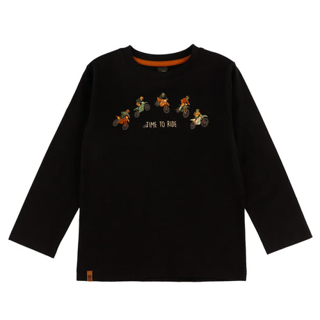 T-shirt Plein Gaz 2-12ans-Nano-Noir-2-BOS-F2601-05-CLÉMENT