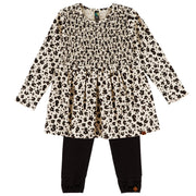 Ensemble Tunique Imprimé Prairies 6-24mois-Nano-Ivoire-6 m-BOS-F2652-05-CLÉMENT