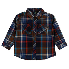 Chemise Carreaux Match 6-24mois-Nano-Bleu-6 m-BOS-F2653-03-CLÉMENT