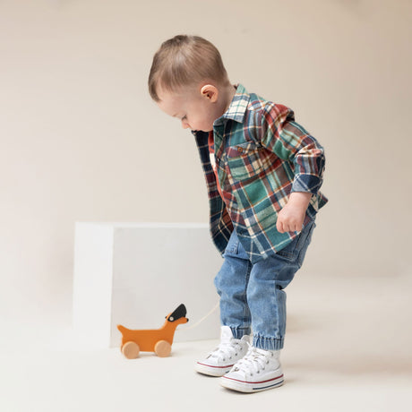 Chemise Carreaux Roarrr 6-24mois-Nano-BOS-F2655-01-CLÉMENT