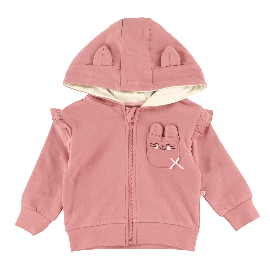 Kangourou Zip Fois 6-24mois-Kangourou-ouate Bebe (14E)-Nano-Rose-Nouveau-né-CLÉMENT