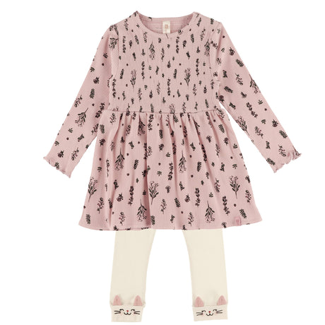 Ensemble Tunique Fois 6-24mois-Nano-Rose-6 m-BOS-F2660-10-CLÉMENT