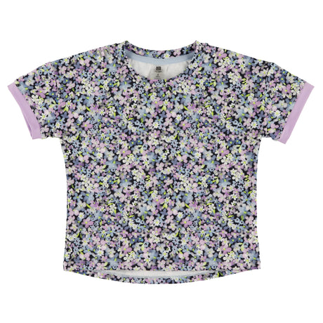 T-shirt Fleurs Active 4-12ans-Nano-Marine-4-BOS-F26A82-08-CLÉMENT