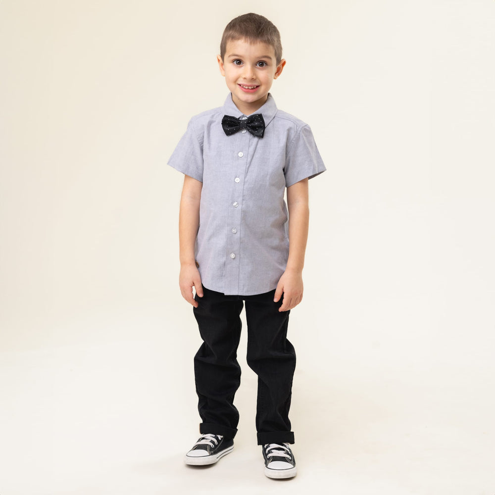 Chemise S.Oliver Junior Avec Nœud Papillon Amovible – Garçon, Cérémonie, Mariage, Chic