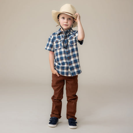 Chemise Carreaux Ouest 2-12ans-Nano-BOS-S2603-01-CLÉMENT