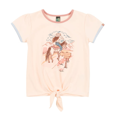 T-shirt Noeud Cowgirl 2-12ans-Nano-Beige-2-BOS-S2606-10-CLÉMENT