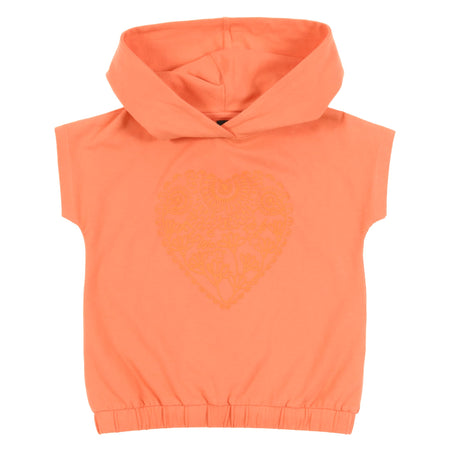 T-shirt Capuchon Fleurs 2-12ans-Nano-Orange-2-BOS-S2608-13-CLÉMENT