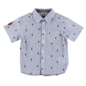 Chemise Rayée Océan 6-24mois-Nano-Bleu-3 m-BOS-S2651-01-CLÉMENT