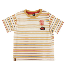 T-shirt Rayé Cheval 6-24mois-Nano-Jaune-3 m-BOS-S2653-05-CLÉMENT