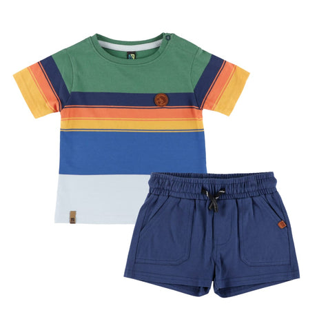 Ensemble Short Pêche 6-24mois-Nano-Vert-6 m-BOS-S2655-04-CLÉMENT
