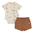 Ensemble Short Ferme 6-24mois-Nano-Ivoire-6 m-BOS-S2659-05-CLÉMENT