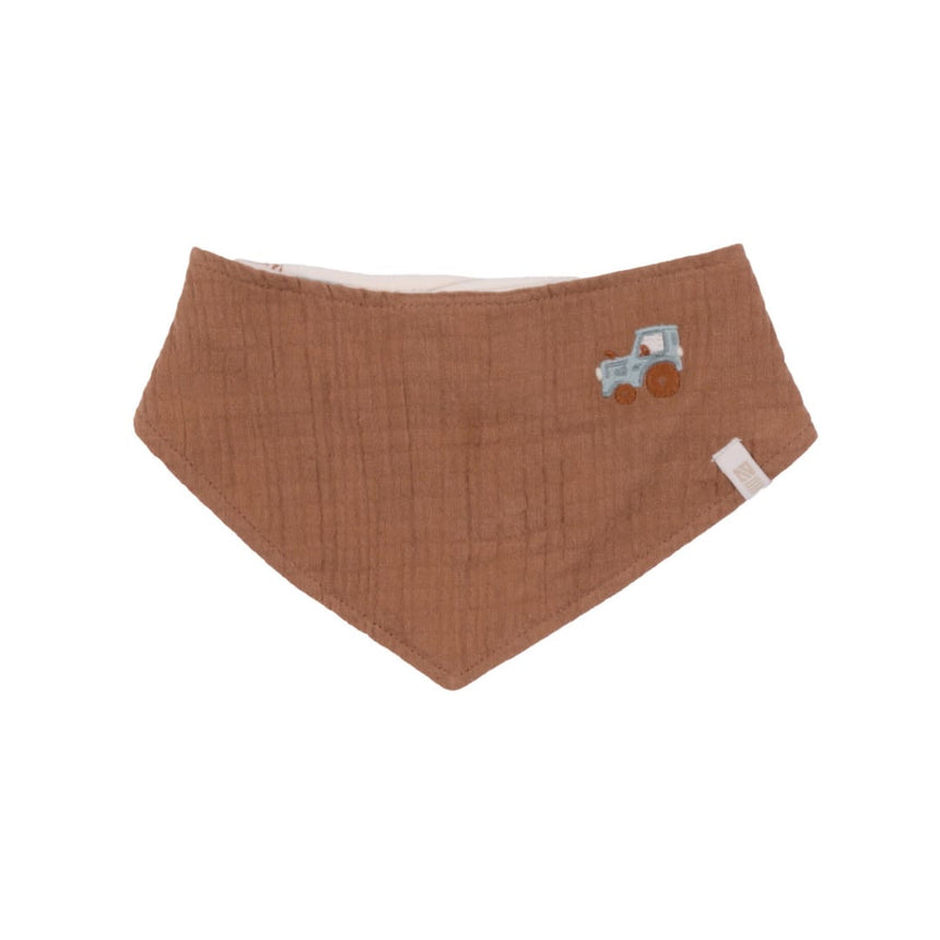 Bavoirs Ferme 12-24mois-Nano-Brun-12-24 m-BOS-S2659-11-CLÉMENT