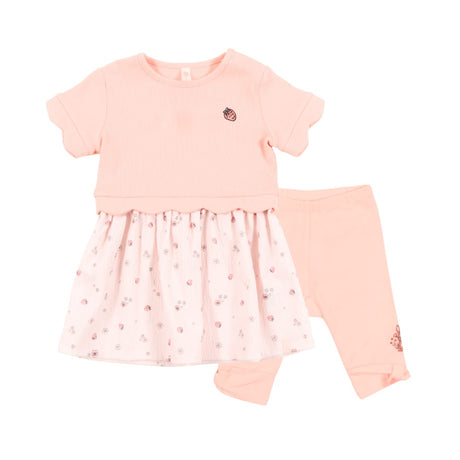 Ensemble Tunique Fraises 6-24mois-Nano-Corail-6 m-BOS-S2660-07-CLÉMENT