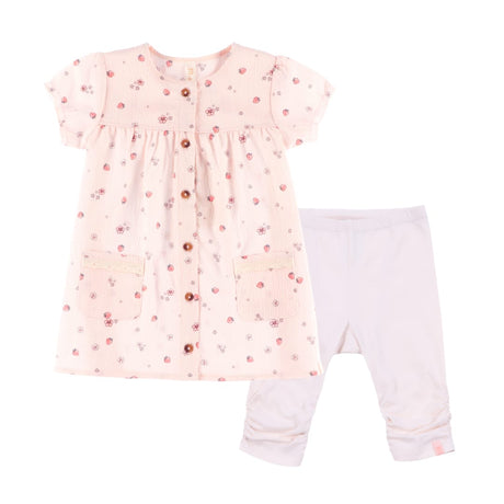 Ensemble Tunique Imprimée Fraises 6-24mois-Nano-Rose-6 m-BOS-S2660-08-CLÉMENT