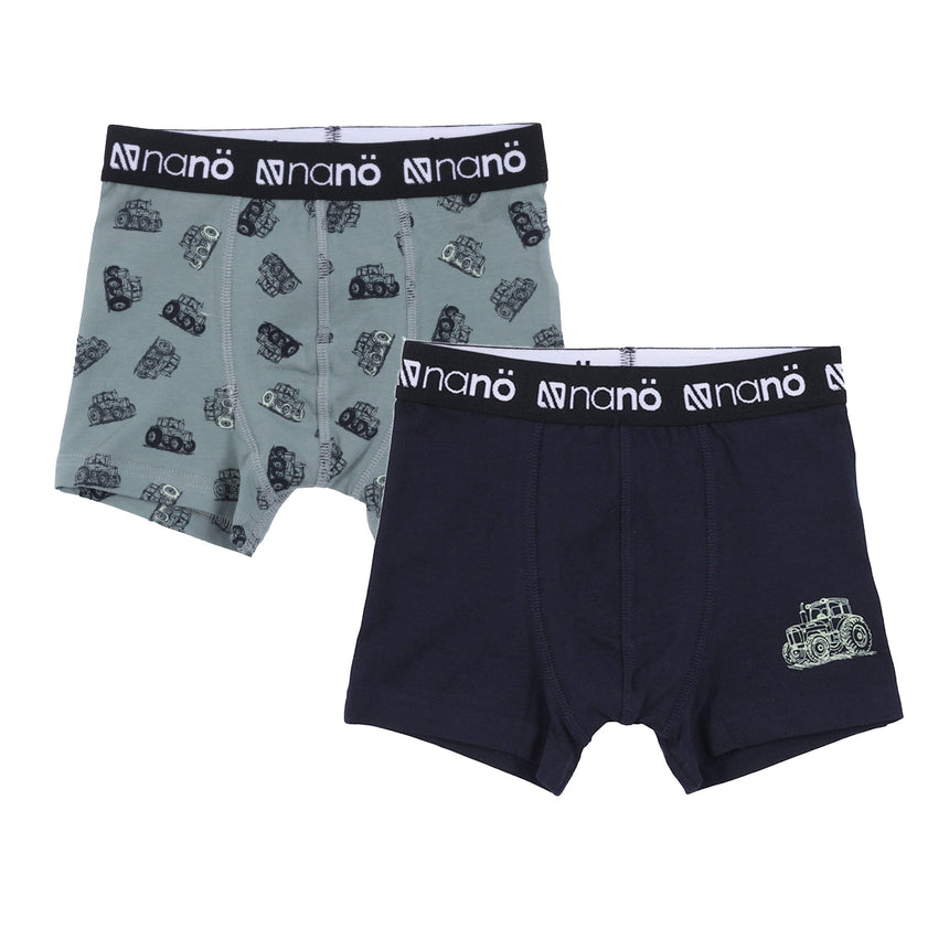 Boxers (2) Tracteurs 2-12ans-Nano-Marine-2-3-BOS-S26SV09-CLÉMENT