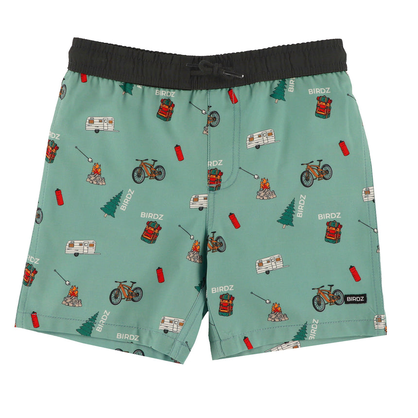 Maillot UV Short Camping 2-10ans-Birdz-Sauge-2-BR1-CLBEKB06728-CLÉMENT