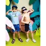 Maillot UV Short Colorblock 2-10ans
