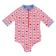 Maillot UV Rayé Fleurs 2-10ans-Birdz-Rose-2-BR1-CLBEKG06743-CLÉMENT