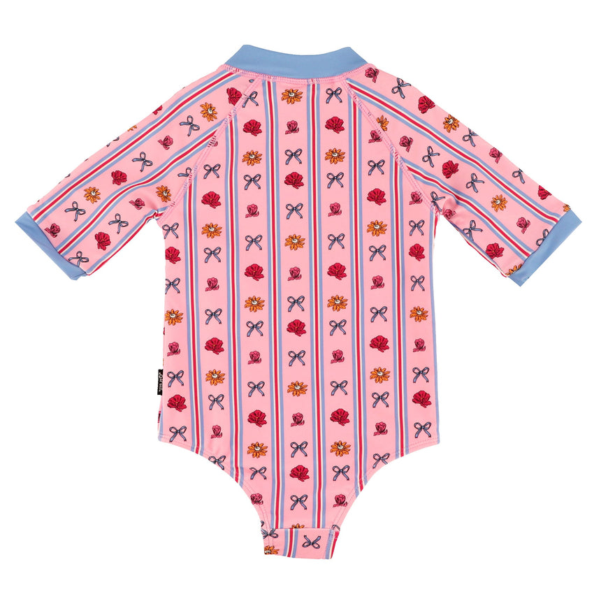 Maillot UV Rayé Fleurs 2-10ans-Birdz-BR1-CLBEKG06743-CLÉMENT