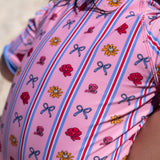 Maillot UV Rayé Fleurs 2-10ans-Birdz-BR1-CLBEKG06743-CLÉMENT