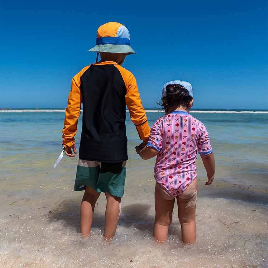 Maillot UV Rayé Fleurs 2-10ans-Birdz-BR1-CLBEKG06743-CLÉMENT