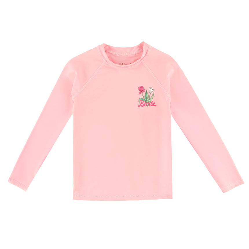 T-shirt Maillot UV Fleurs 2-10ans-Birdz-Rose-2-BR1-CLBEKG06746-CLÉMENT