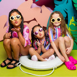 Maillot UV Imprimée Fleurs 2-10ans