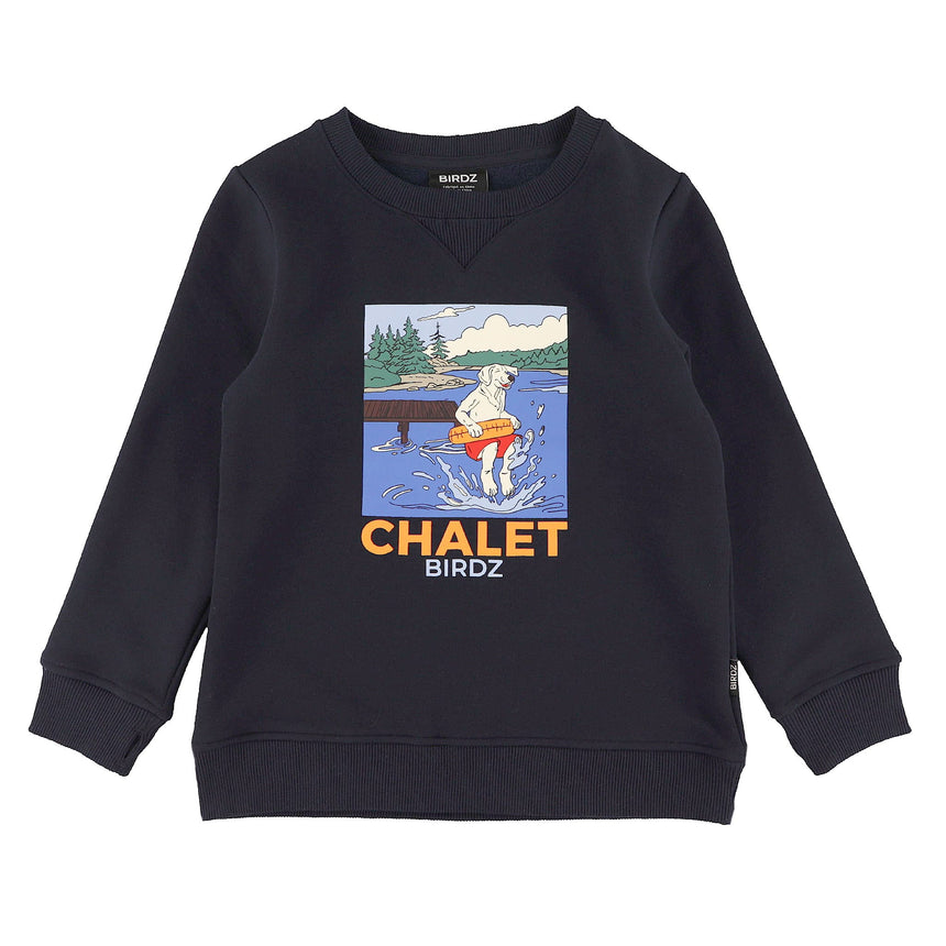 Gilet Ouaté Chien Chalet 2-10ans-Birdz-Marine-2-BR1-CLSPKB06731-CLÉMENT