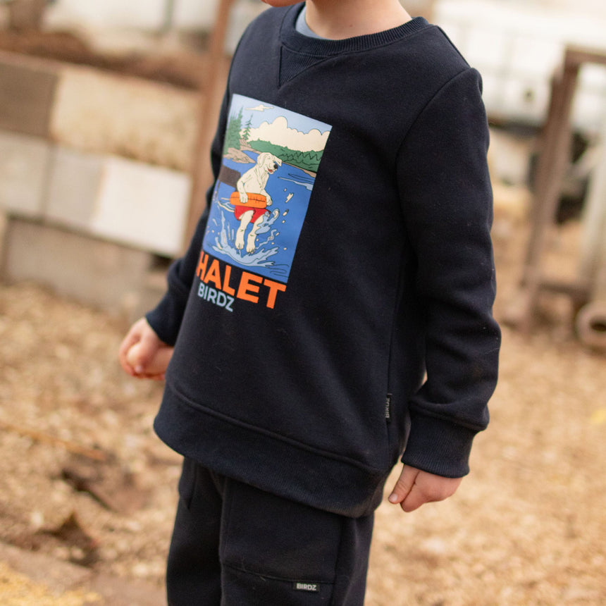 Gilet Ouaté Chien Chalet 2-10ans-Birdz-BR1-CLSPKB06731-CLÉMENT