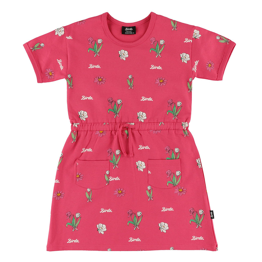Robe Imprimée Fleurs Sauvages 2-10ans-Birdz-Fuchsia-2-BR1-CLSPKG06742-CLÉMENT