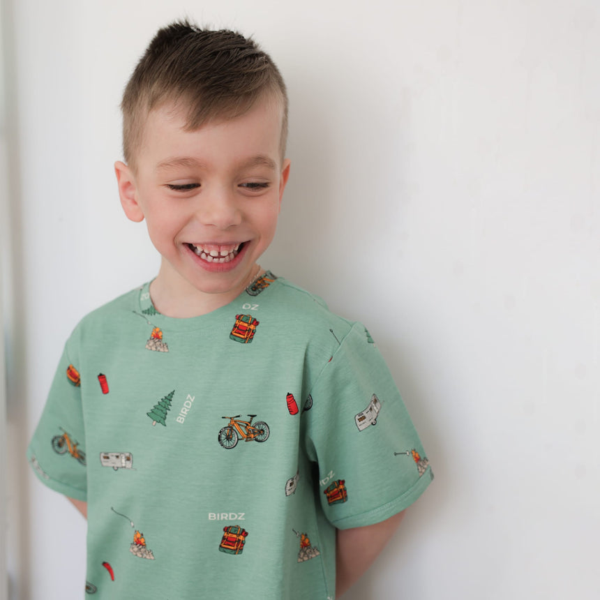 T-shirt Imprimée Camping 2-10ans-Birdz-BR2-44006-SP26-S-CLÉMENT