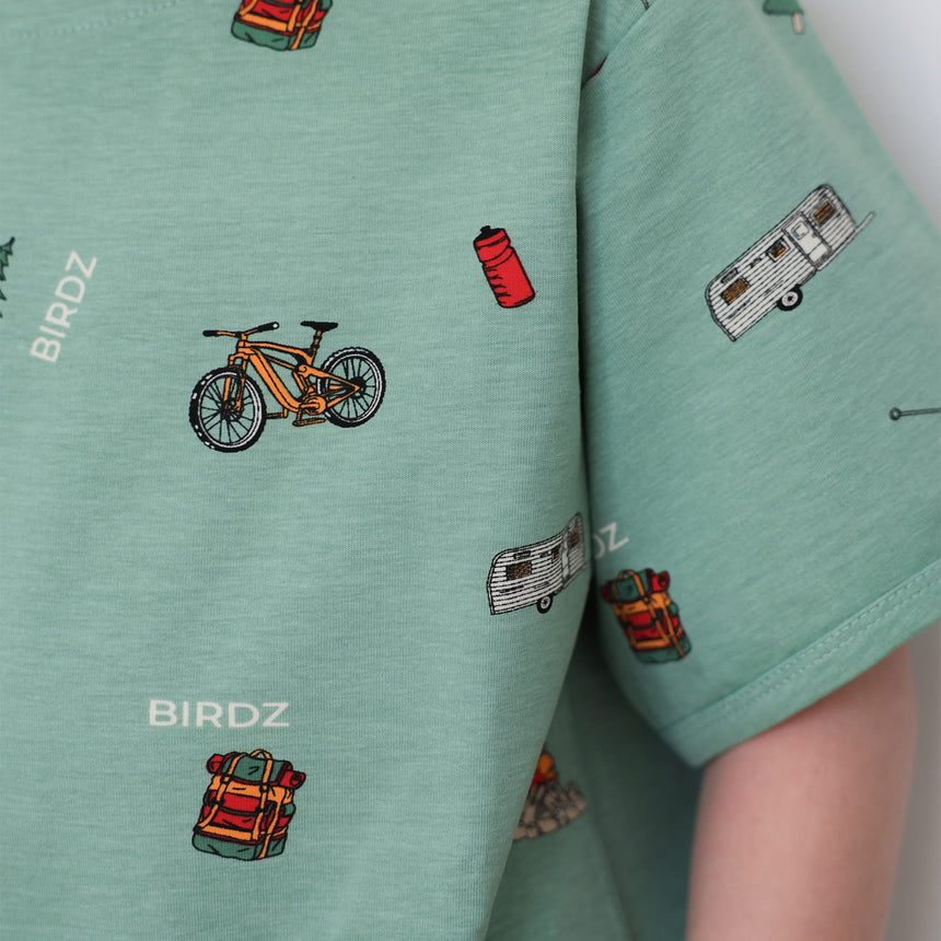 T-shirt Imprimée Camping 2-10ans-Birdz-BR2-44006-SP26-S-CLÉMENT