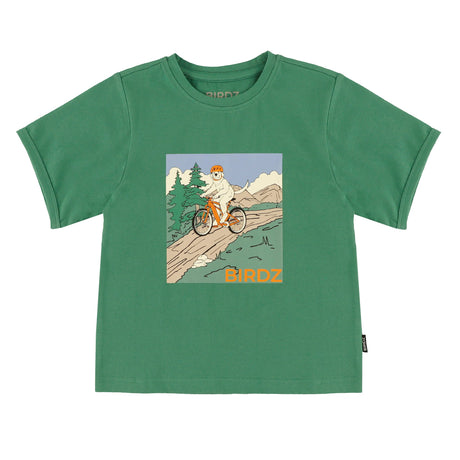 T-shirt Vélo Montagne 2-10ans-Birdz-Vert-2-BR2-44006-SP26-V-CLÉMENT
