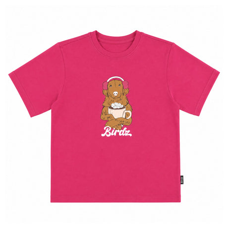 T-shirt Chocolat Chaud 2-10ans-Birdz-Fuchsia-2-BR2-44007-F26-F-CLÉMENT