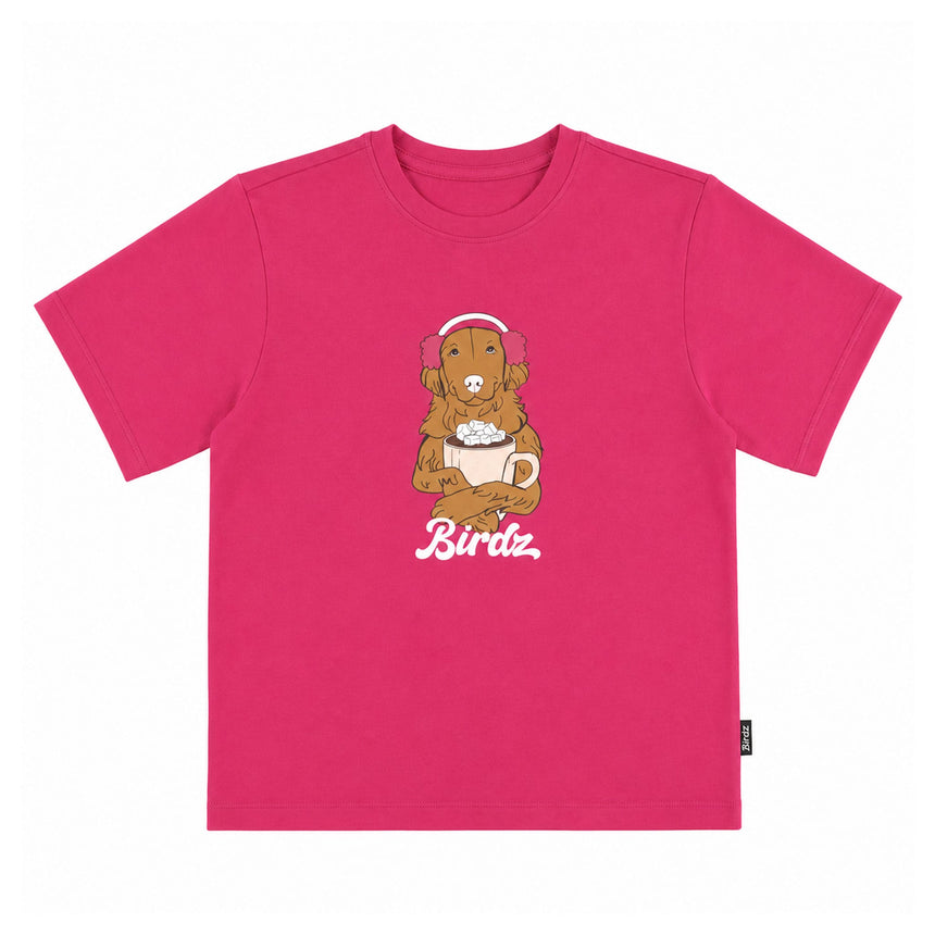 T-shirt Chocolat Chaud 2-10ans-Birdz-Fuchsia-2-BR2-44007-F26-F-CLÉMENT
