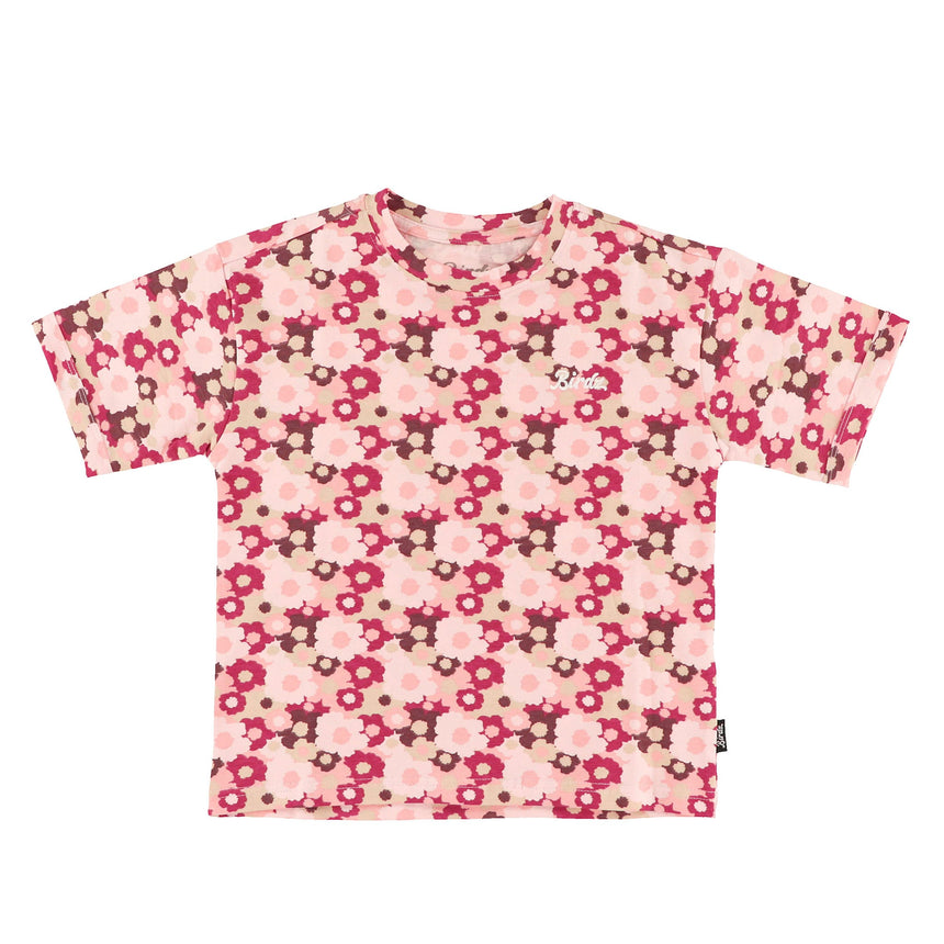 T-shirt Imprimé Fleurs 2-10ans-Birdz-Rose-2-BR2-44007-F26-R-CLÉMENT