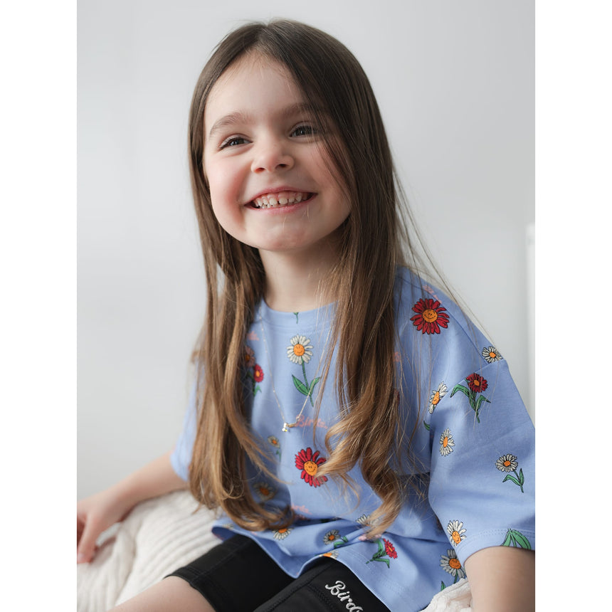 T-shirt Imprimée Fleur Sauvage 2-10ans-Birdz-BR2-44007-SP26-B-CLÉMENT