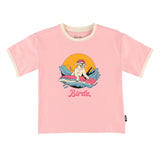 T-shirt Chien Surf 2-10ans-Birdz-Rose-2-BR2-44007-SP26-R-CLÉMENT